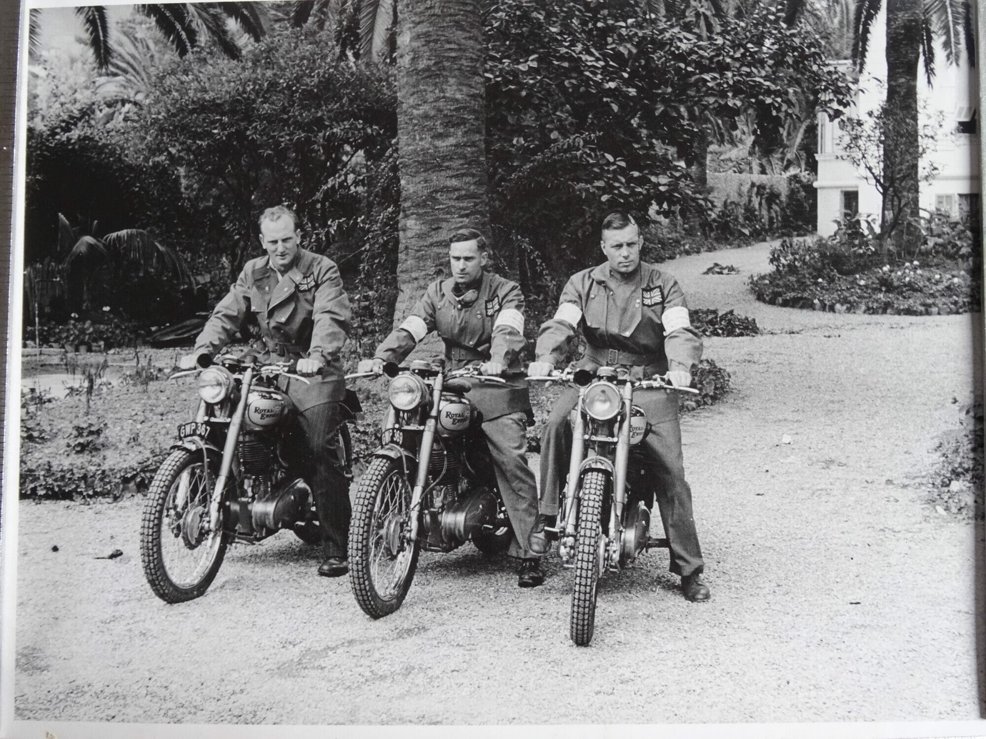 1948 Successful ISDT Works riders, Tom Ellis, C.Rogers, Vic Brittain