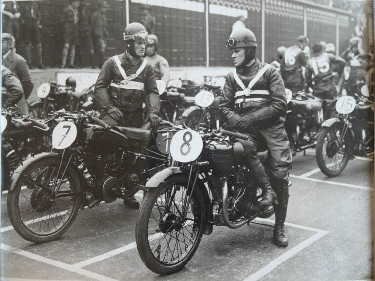 1928. Isle of Man entry G.L Raynard