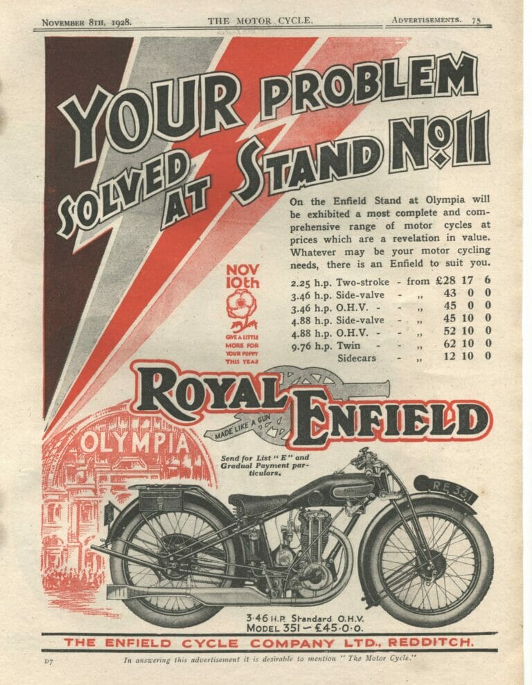 1928 T MC Advert 28-11-8 ad